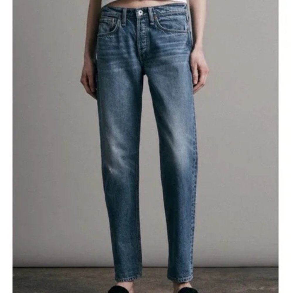 rag & bone Rosa Women's Blue Boyfriend Jeans